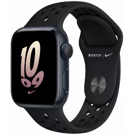 Умные часы Apple Watch Series SE Gen 2 44 мм Aluminium Case, midnight/black Nike Sport Band S/M